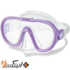 تصویر ماسک شنا بالای 8 سال بنفش اینتکس intex 55916 Purple