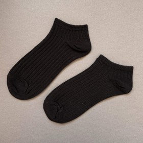 تصویر جوراب مچی مشکی کاربردی کد ۲۵۳ 