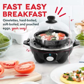 تصویر تخم مرغ پز Dash Rapid Egg Cooker مدل B08V4L2GHV - ارسال 20 روز کاری - ارسال 20 روز کاری 