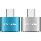 تصویر مبدل OTG به microUSB کلومن Koluman k-oto2 