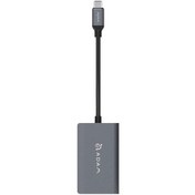 تصویر هاب USB-C آدام المنتس 4 پورت مدل Casa A01m 