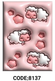 تصویر فرشینه طرح سه بعدی CODE:8137 