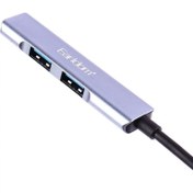 تصویر هاب 3 پورت USB-C ارلدام مدل HUB10 