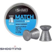 تصویر ساچمه سر تخت JSB کالیبر 4.5 (8.26 گرین) (JSB EXACT DIABOLO S100 HEAVY WEIGHT) 