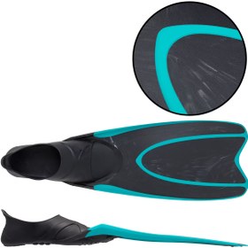 تصویر فین شنا سوبا - دکتلون Subea Diving Fins - Black / Green Marble - FF 100 