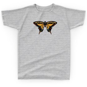 تصویر تیشرت اسپرت مدل پروانه Butterfly ملانژ 
