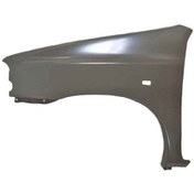 تصویر گلگیر جلو پراید سایپا یدک لبه کوتاه با سوراخ راهنما (چپ) کد P04 