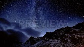 تصویر دانلود فوتیج تایم لپس آسمان راه شیری Milky Way Sky Time-Lapse 