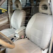 تصویر روکش صندلی ام وی ام mvm x33 قدیم 1389-1393 چرم وسط تور رنگ کرم 