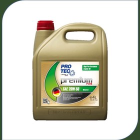 تصویر روغن موتور ۲۰W-50 پروتک ProTec SL حجم ۴ لیتر 