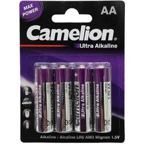 تصویر باتری چهارتایی قلمی Camelion Ultra Alkaline LR6 AM3 1.5V AA CAMELION ULTRA ALKALINE LR6 AM3 1.5V AA BATTERY