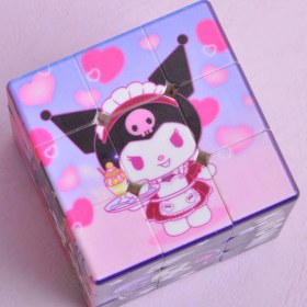 تصویر مکعب روبیک ۳*۳ کرومی 