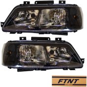 تصویر چراغ جلو پژو ۴۰۵ پلاس طرح پارس مشکی فراز FTNT (تایوانی) چپ و راست (جفت) 