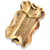 تصویر سینی دفرمه چوب گردو 