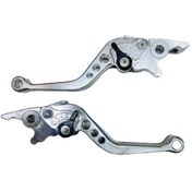 تصویر کتی کلاچ و ترمز موتور سیکلت وارون مدل دیسکی کد SLVR مناسب برای یاماها آیروکس بسته 2 عددی 