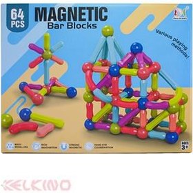 تصویر مگنت مغناطیسی 64 تیکه 