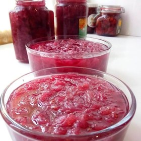 تصویر مربای گل سرخ محمدی خوشرنگ ومعطریک کیلویی گیلان.رشت 