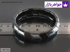 تصویر دستبند سنگ حدید صینی با طرح بسیار زیبا وانرژی بسیار کد 149733 
