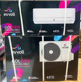 تصویر کولر گازی 12000 ایوولی سرد EVVOLI Golden Cooling Only EVT3-12K-MD-1C 