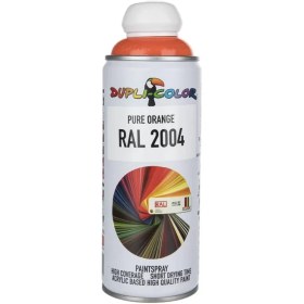 تصویر اسپری رنگ نارنجی دوپلی کالر مدل RAL 2004 حجم 400 میلی لیتر Dupli Color RAL 2004 Pure Orange Paint Spray 400ml