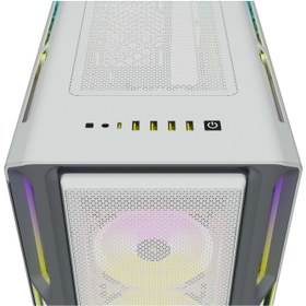 تصویر کیس کامپیوتر کورسیر iCUE 5000T RGB Corsair iCUE 5000T RGB White Tempered Glass Mid-Tower Case