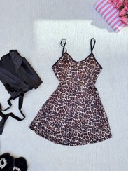 تصویر پیراهن کوتاه پلنگی 