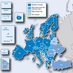 تصویر نقشه اروپا گارمین 