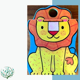 تصویر شیر کوچولو خسته 