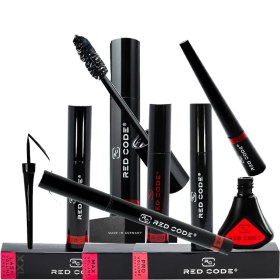 تصویر خط چشم مویی کربن بلک ردکد {RED CODE} 