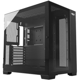 تصویر کیس کامپیوتر اوست GT AQ14 MB Mid Tower مشکی Awest GT AQ14 MB Mid Tower Black Computer Case