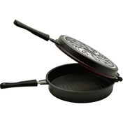 تصویر تابه رژیمی گرد دو طرفه راکلند سایز 28 rockland two-sided round diet pan, size 28