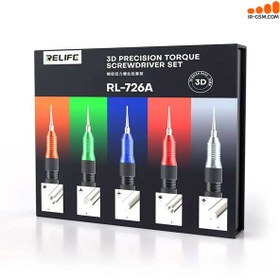 تصویر ست پیچ گوشی 5 عددی ریلایف RELIFE RL-726A 