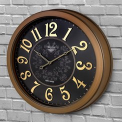 تصویر ساعت دیواری والار کد 603 - سفید Walar wall clock code 603