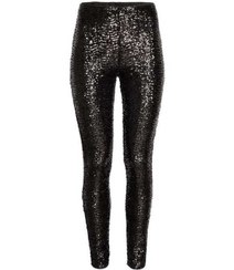 تصویر لگینگ پولکی زنانه مشکی H&M 