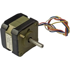 تصویر استپ موتور دوفاز نما ۱۷ دو سر شفت ۳/۶ درجه گشتاور ۱ کیلوگرم سانتی متر KP4M4-005 ساخت ژاپن 