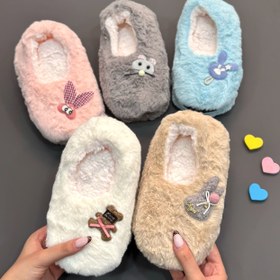 تصویر پاپوش خز بچه گانه 