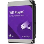 تصویر هارددیسک اینترنال وسترن دیجیتال مدل Purple WD160PURZ ظرفیت 16 ترابایت 