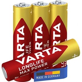 تصویر باتری نیم قلمی وارتا مدل High Energy Alkaline LR03AAA بسته 2 عددی Varta High Energy Alkaline LR03AAA Battery - Pack of 2