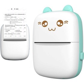 تصویر پرینتر همراه مینی مدل گربه ای 09 portable mini cat printer 09