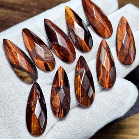 تصویر پک 10 عددی سنگ چشم شاهین معدنی کد G81187 