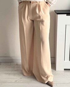 تصویر شلوار گشاد Rimo رنگ کرم 