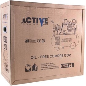 تصویر کمپرسور باد بی صدا اکتیو مدل AC 1324S Active AC-1324S Air Compressor