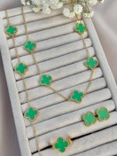 تصویر ست کامل ونکلیف سبز استیل 