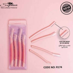 تصویر تیغ ابرو پروفشنال ۴ عددی سوفیاSophia مدل R172 