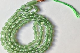 تصویر تسبیح شاه مقصود سبز اصل افغانستان کد 5038 