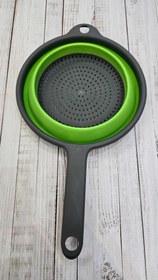 تصویر آبکش مسافرتی تاشو سیلیکونی 