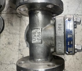 تصویر شیر توپی 1/2 1 اینچ دو تیکه کلاس 150 STEM 304 SEAT 304 BALL 304 BODY 304 BALL VALVE 1 1/2" #150 BODY 304 BALL 304 SEAT 304 STEM 304