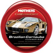 تصویر واکس و پولیش کاسه ای کارنوبا 5500 Mothers Car California Gold Brazilian Carnauba Cleaner Wax 