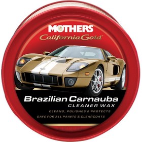 تصویر واکس و پولیش کاسه ای کارنوبا 5500 Mothers Car California Gold Brazilian Carnauba Cleaner Wax 