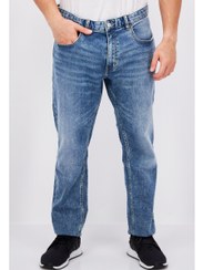 تصویر شلوار جین آبی با برش راحت و کشسان برند esprit Men Relaxed Fit Wash Stretchable Jeans, Blue